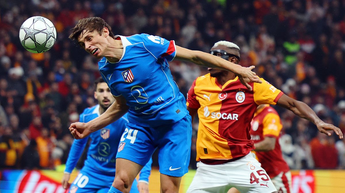 Atlético Madrid po třech výhrách hrálo v Lize mistrů na hřišti Galatasaraye nerozhodně
