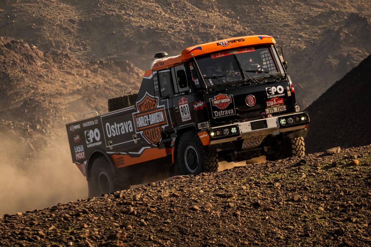 Martin Stopa a jeho Tatra 815.