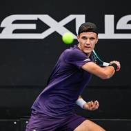 Jakub Menšík při finálovém zápase v Aucklandu