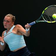 Snaha Sáry Bejlek na čtvrtý pokus postoupit do druhého kola Australian Open. 