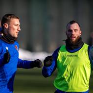 <p></p>
<p>Zahájení zimní přípravy fotbalistů Baníku Ostrava, 3. ledna 2026, Ostrava. Ondřej Kričfaluši z Ostravy a Václav Jurečka z Ostravy.</p>
<p></p>
