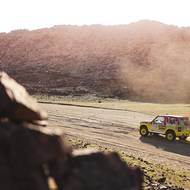 Mitsubishi Pajero Ondřeje Klymčiwa. 