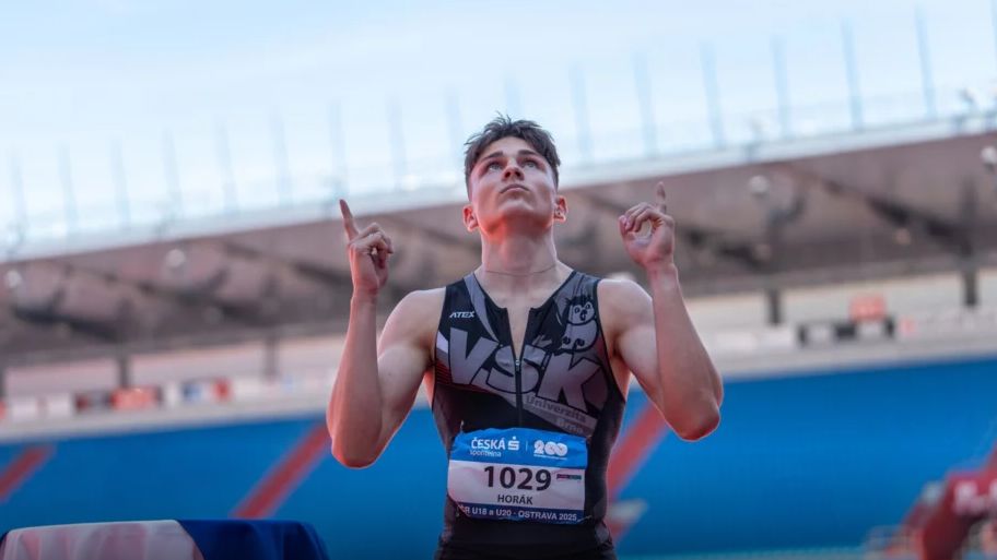 Čtvrtkař Horák atakoval evropský halový rekord