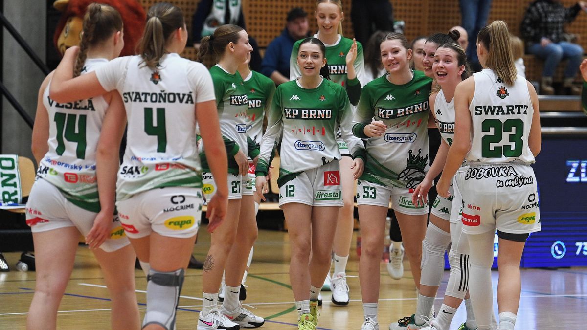 Basketbalistky KP Brno jsou krok od obhajoby Českého poháru