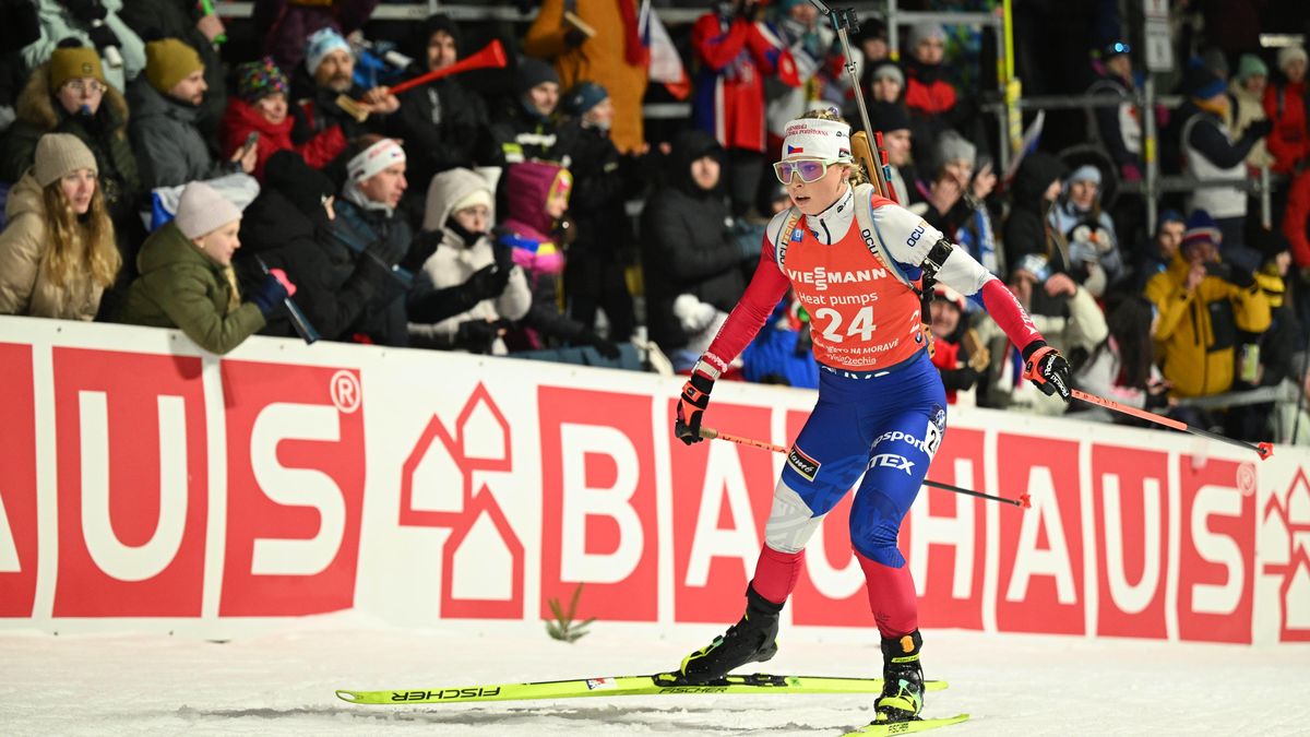 Biatlonistka Plecháčová byla na juniorském MS desátá ve sprintu