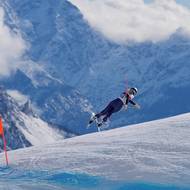 Drsný pád Lindsey Vonnové.