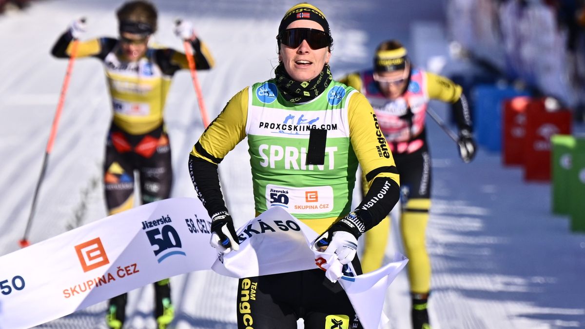 Jizerská padesátka má stejnou vítězku jako loni
