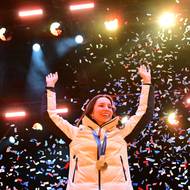 Zuzana Maděrová si zopakovala na českobudějovickém Olympijském festivalu slavnostní ceremoniál.