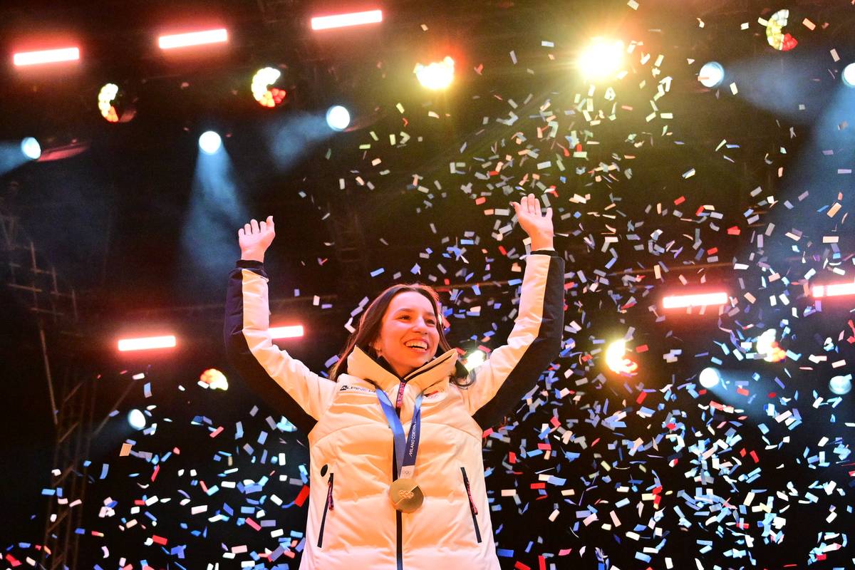 Zuzana Maděrová si zopakovala na českobudějovickém Olympijském festivalu slavnostní ceremoniál.