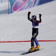 Triumfální průjezd cílem.