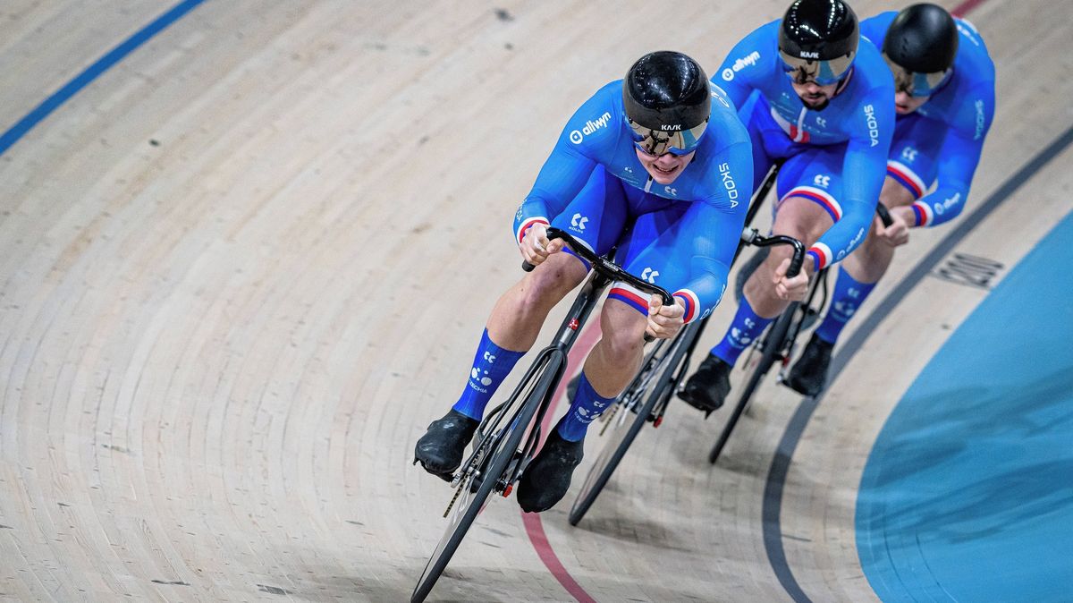 Čeští dráhaři skončili na ME v Turecku čtvrtí v týmovém sprintu