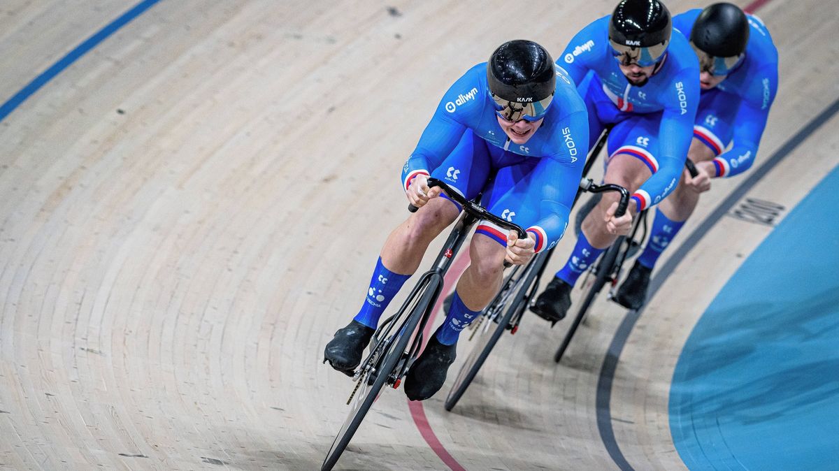 Čeští dráhaři skončili na ME v Turecku čtvrtí v týmovém sprintu