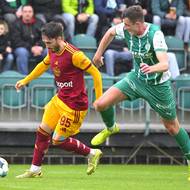 Michal Černák z Dukly Praha a Matěj Kadlec z Bohemky