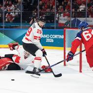 Obrovská šance Davida Kämpfa, kterou chytil Binnington.