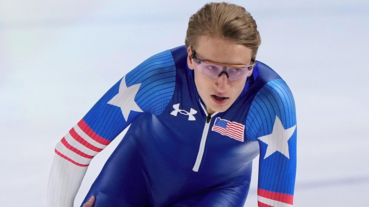 Stolz vyhrál jako druhý rychlobruslař v historii na OH po kilometru i pětistovku