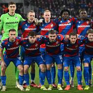 Základní sestava Viktorie Plzeň pro odvetu s Panathinaikosem.