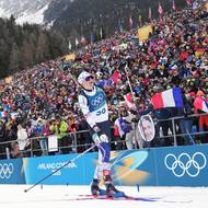 Eric Perrot zajel skvěle a dojel druhý. O zlato ho připravila chyba na střelnici.