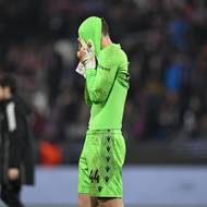 Zklamaný Florian Wiegele po vypadnutí Plzně.