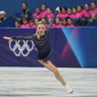 Američanka Amber Glennová ve volné jízdě na zimních olympijských hrách