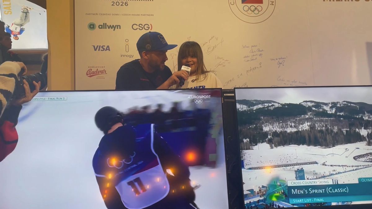 Táta trénoval, Gudasova dcera měla pracovní oběd. V Miláně je za byznysem, natáčí rozhovory