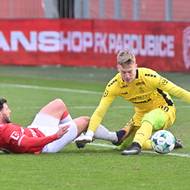 Giannis-Fivos Botos spálil velkou šanci proti Jablonci