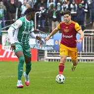 Peter Kareem z Bohemky a Lukáš Penxa z Dukly Praha