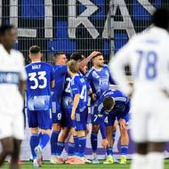 Hanáci slaví gól Jáchyma Šípa.