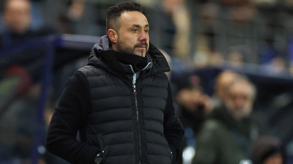 V Marseille skončil italský trenér De Zerbi