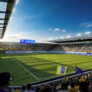 Přestavěna bude i jihozápadní tribuna.