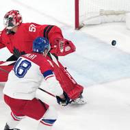 Gól Ondřeje Paláta na 3:2.