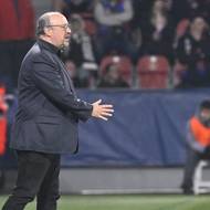 Trenér řeckého týmu Rafael Benítez.