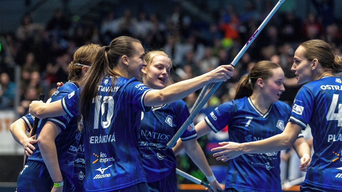 Florbalistky Vítkovic vyhrály podesáté základní část extraligy