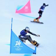 Ester Ledecká zajela v modré dráze nejlepší čas.