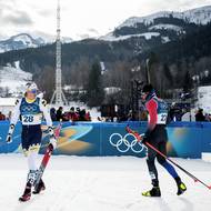Zazářil také Ondřej Černý (vpravo). Čtrnáctým nejlepším časem porazil i švédského medailistu z mistrovství světa Edvina Angera.