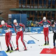 Finálová jízda se rychle rozdělila na dvě skupiny, Jiří Tuž zůstal v té druhé.
