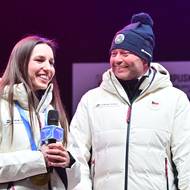 Snowboardistka Zuzana Maděrová se přesunula z dějiště olympijských her slavit domů. 