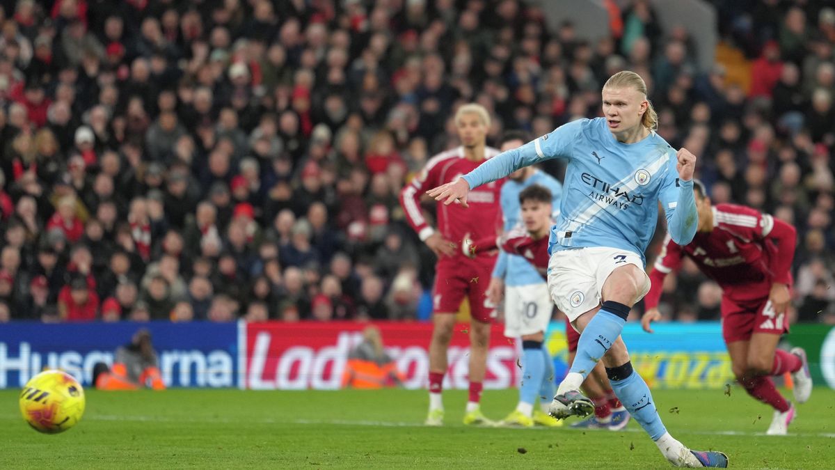 Haaland o vítězství Manchesteru City nad Liverpoolem rozhodl v třetí nastavené minutě