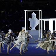 Baletní vystoupení na úvod slavnostního ceremoniálu.