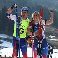 Zlatá česká radost v cíli.