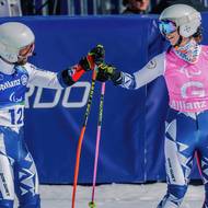 Radost české dvojice po projetí cílem