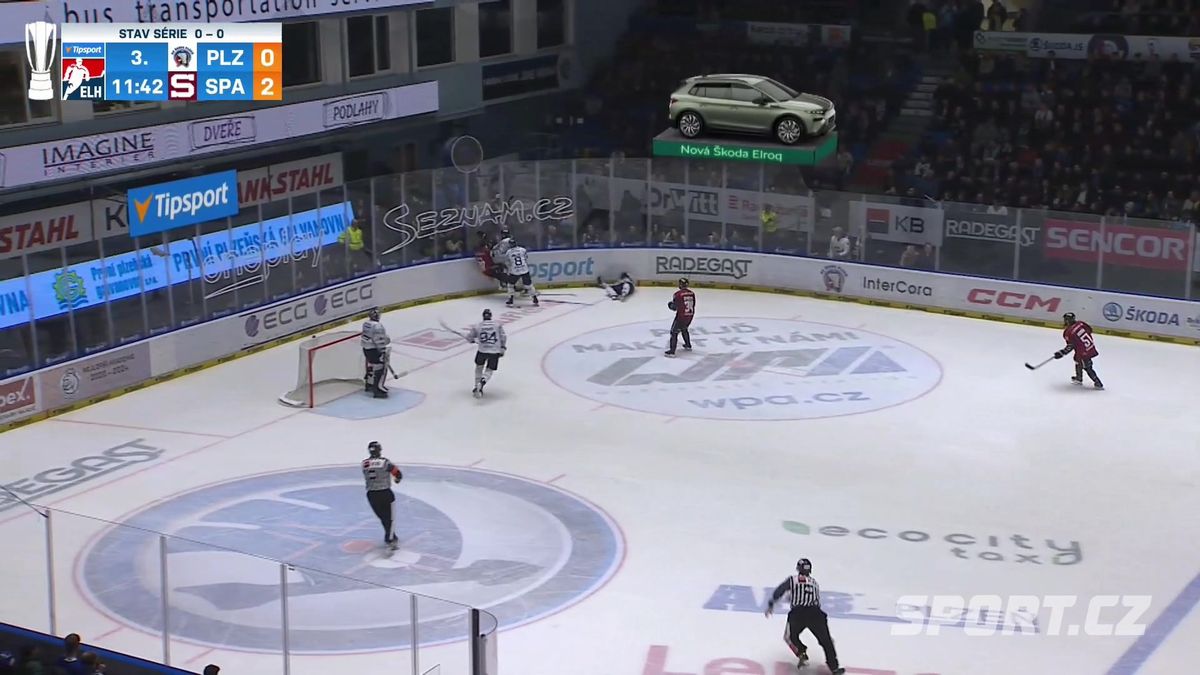 Děsivé chvilky v Plzni, do akce musela nosítka. V prvním čtvrtfinále se pořádně jiskřilo