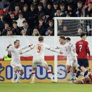 Dánská radost po vyrovnání.