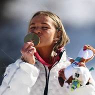 Oksana Mastersová se zlatou paralympijskou medailí