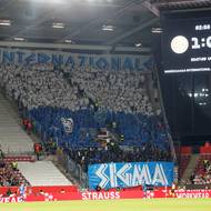 Fanoušci Olomouce v Německu.