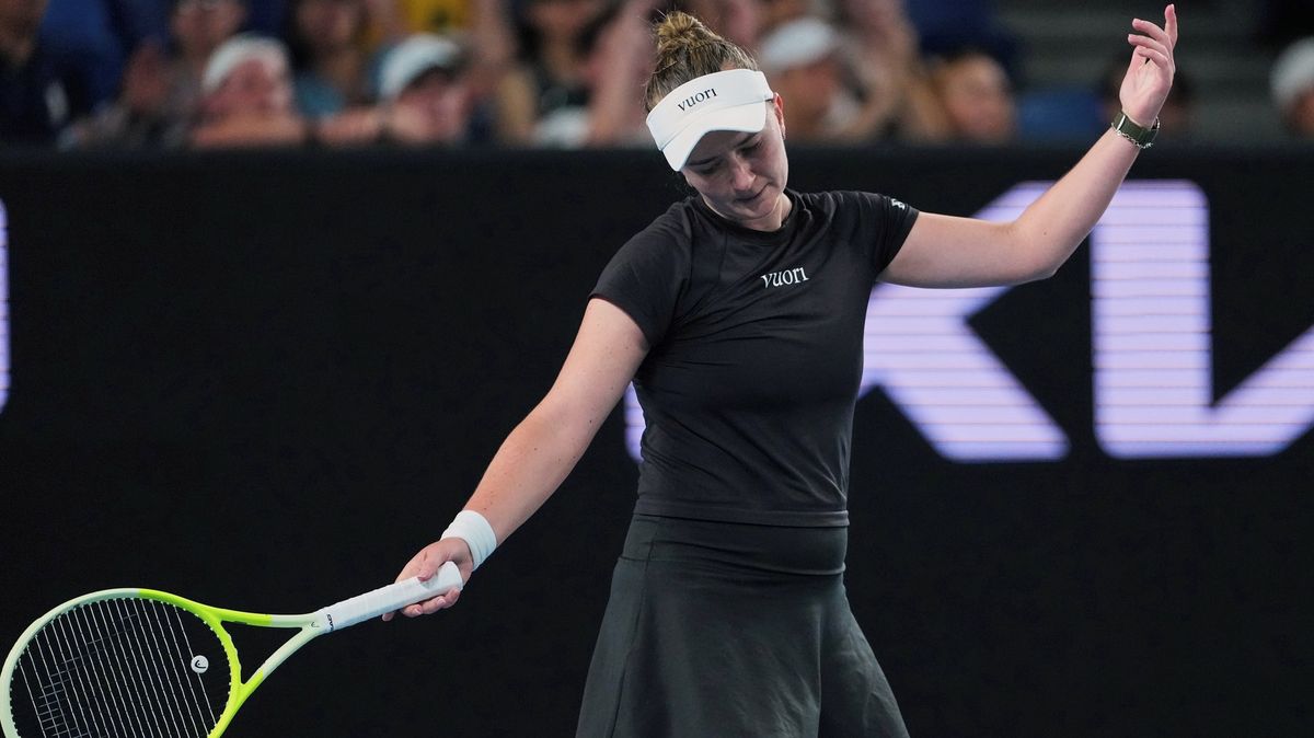 Euforii z Krejčíkové vystřídala zoufalost. Americká tenistka prosí o pomoc