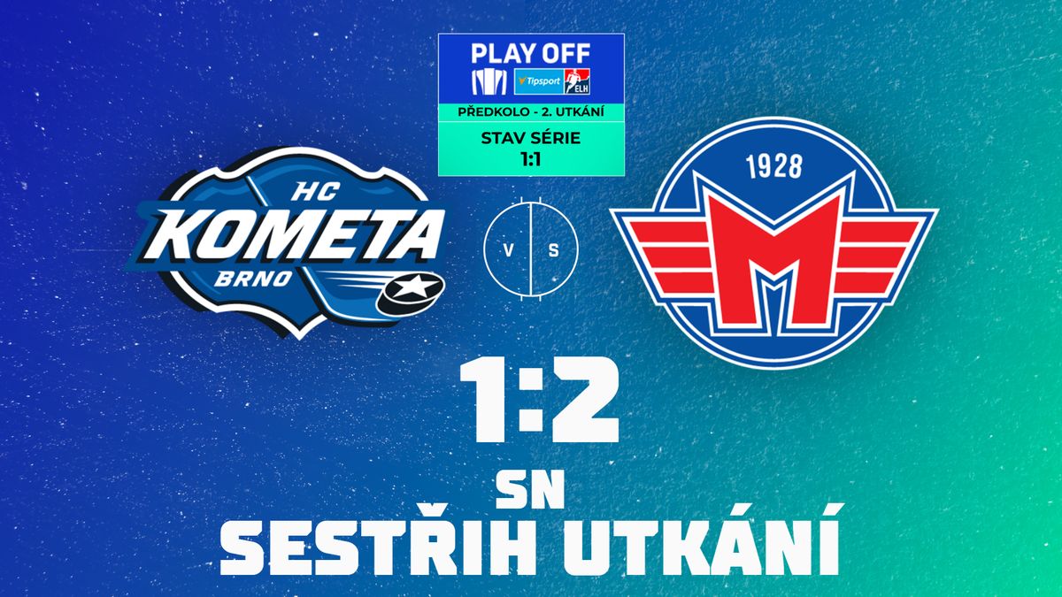 Brno zase hrálo na tři lajny, padlo v nájezdech. Měli jsme víc sil, všiml si hrdina Motoru