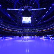 Pražská O2 arena hostí MS 2026 v krasobruslení, dne 23. března 2026 v Praze.