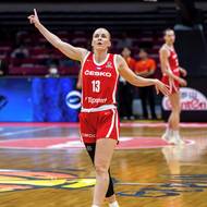 Petra Holešínská, s 15 body nejlepší česká střelkyně. 