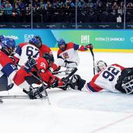 Patrik Sedláček v brance předváděl výborný výkon