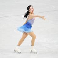 Japonská krasobruslařka Ami Nakaiová